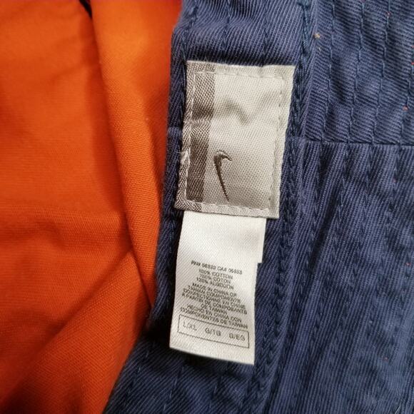 Vintage Y2K Nike Sportswear Bucket Hat Orange Blue Womens L XL Streetwear - Picture 6 of 9